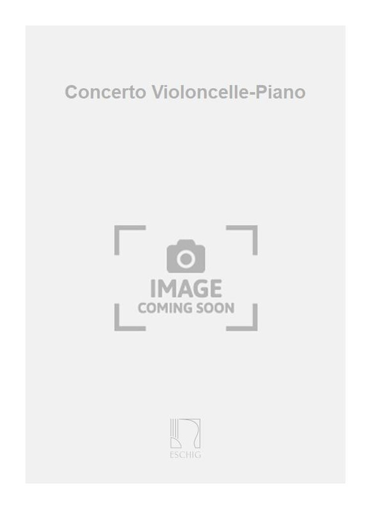 Concerto Violoncelle-Piano